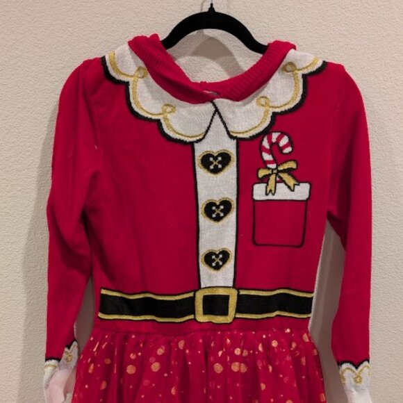 Funny Holiday Sweater Dress - Picture 1 of 4